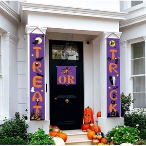 Purple Halloween Door Panel Decor